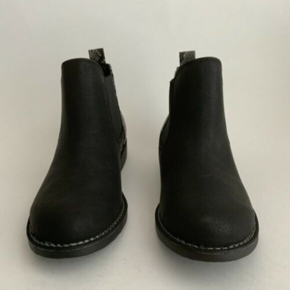 Seven Dials Chelsea Bootie 7M Black Gray Snake Print - Picture 4 of 10